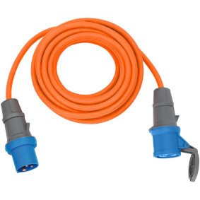 CEE prodlužovací kabel 10 m (Camping Extension Cable H07RN-F 3G2.5 v oranžové barvì s CEE zástrèkou a spojkou s tìsnícím uzávìre - zvìtšit obrázek