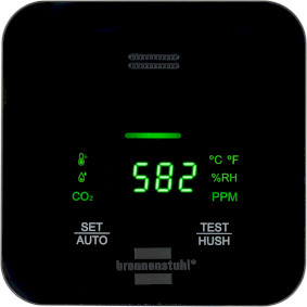 CO2 mìøiè C2M L 4050 / CO2 semafor pro sledování kvality vzduchu (s displejem a akustickým signálem, s integrovanou baterií, až  - zvìtšit obrázek