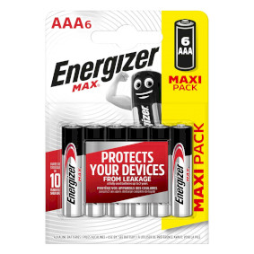 Alkaline battery AAA Max 6-blister - zvìtšit obrázek