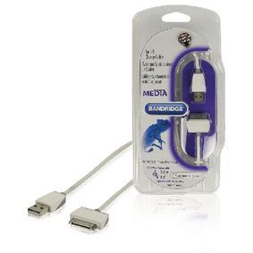 Synchronizaèní a Nabíjecí Kabel Apple Dock 30kolíkový - USB A Zástrèka 2.00 m Bílá