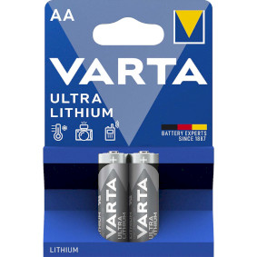 Lithiová Baterie AA | 1.5 V DC | 2900 mAh | 2-Blistrová karta | Šedá / Støíbrná