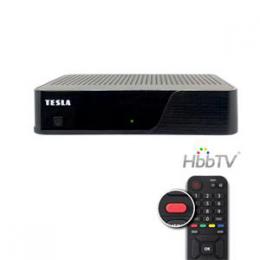 TESLA HYbbRID TV T200 pøijímaè T2 HEVC H.265 s HbbTV+Zircon WA 150, USB WIFI adaptér s anténou, 150Mbps, (RT5370)  - zán