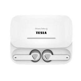 TESLA Sound EB20 Bezdrátová Bluetooth sluchátka- Luxury White - rozbaleno