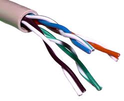 AMIKO kabel UTP Cat5e CCA síťový kabel - balení 305m - poškozený obal
