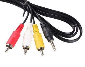 AV kabel pro přijímače Kaon MZ-102/Zircon AIR HbbTV/TESLA HYbbRID TV T200/TESLA MediaBox XA400