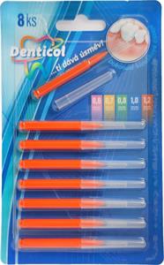 Denticol R01 vel. 0,6mm, mezizubní kartáček rovný, 8 + 8ks