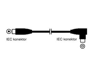 OEM účastnický kabel 10m - přímé konektory IEC