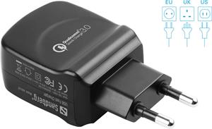Sandberg - USB nabíječka, QC, 3A