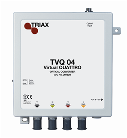 TRIAX TVQ 04 optický převodník na Quattro - zánovní