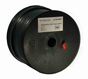 Zircon koaxiální kabel 125 CU CUPE černý 100m
