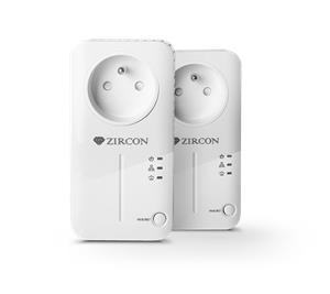 Zircon Powerline PL500, powerline adapter, přenos internetu přes zásuvky, SET